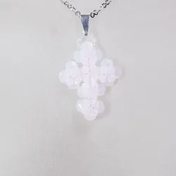 Pendant 30cm - Chloris-Silver Chain - Pendant 30cm - Laiton argenté
